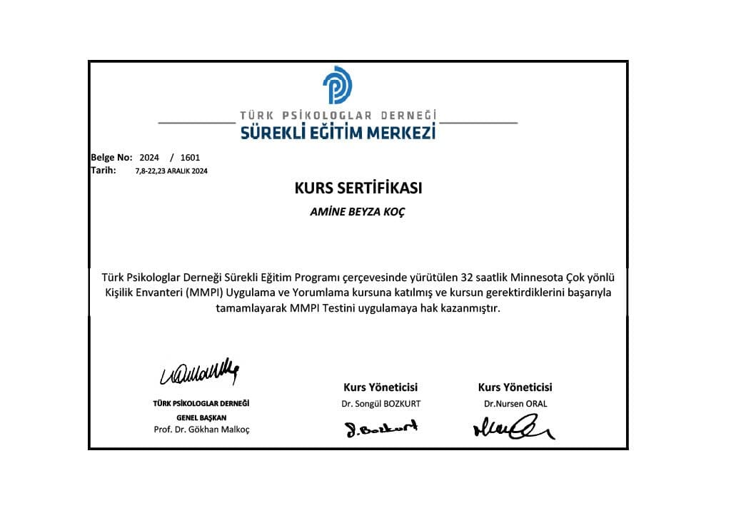 A K. — çalışma 3