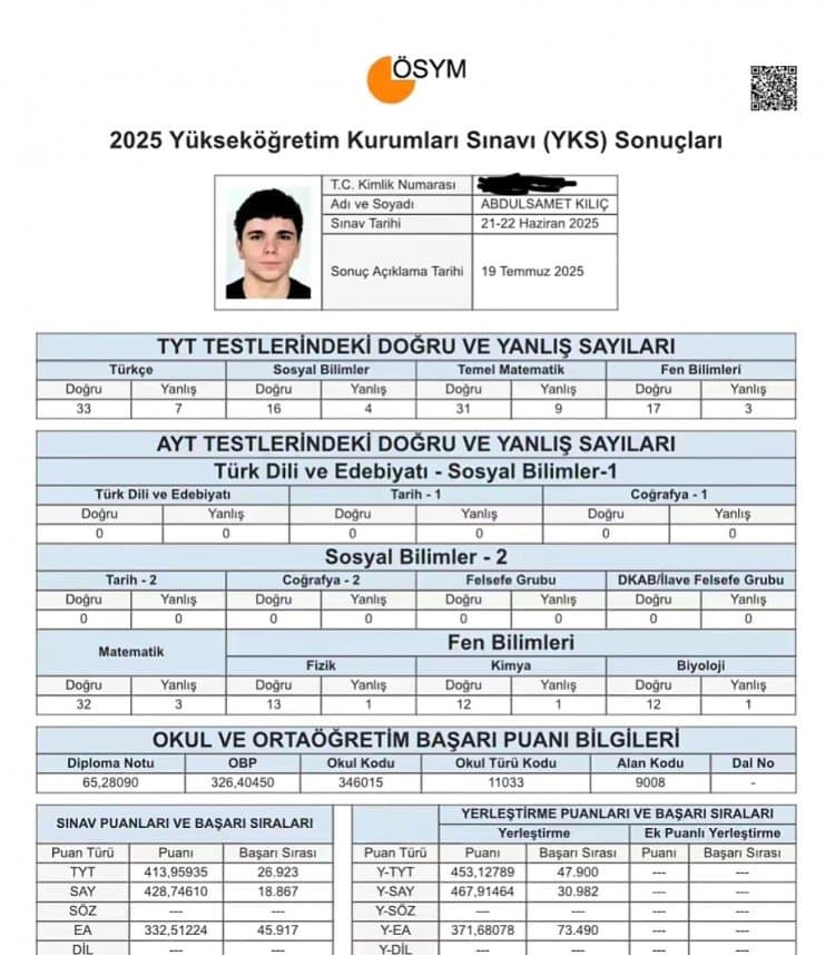Abdulsamet K. — çalışma 1