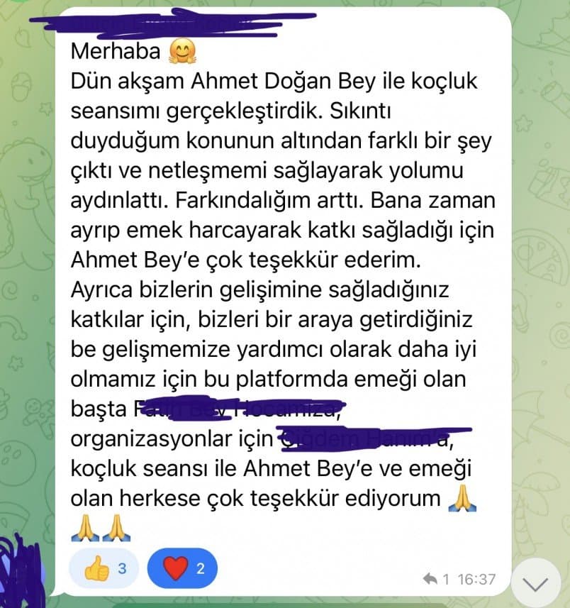 Ahmet D. — çalışma 3