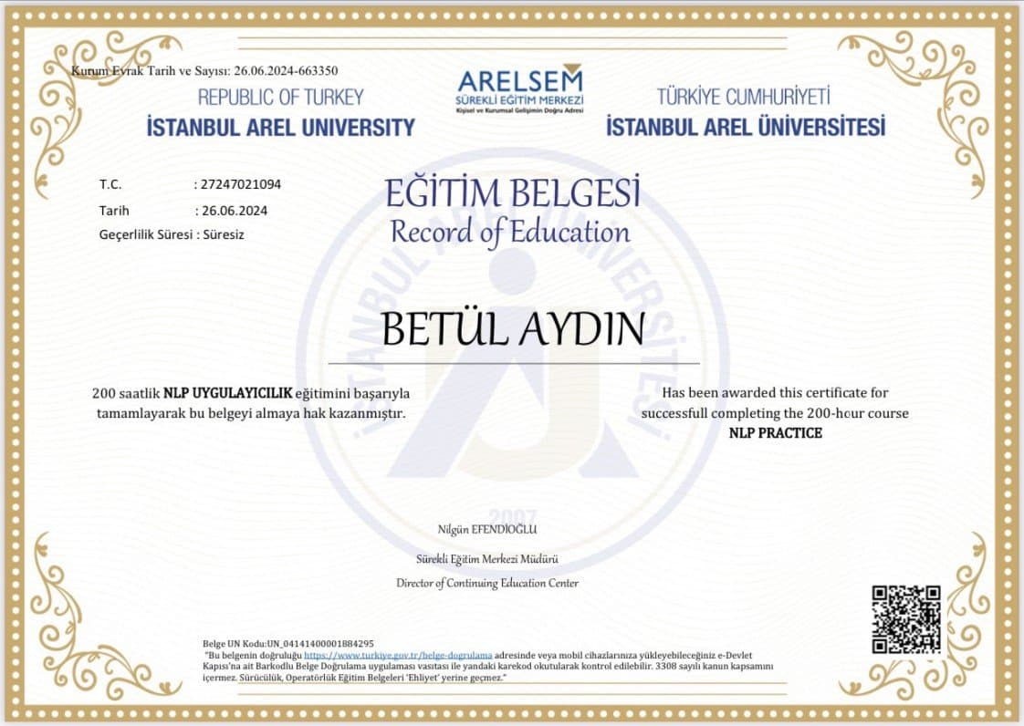 Betül A. — çalışma 7