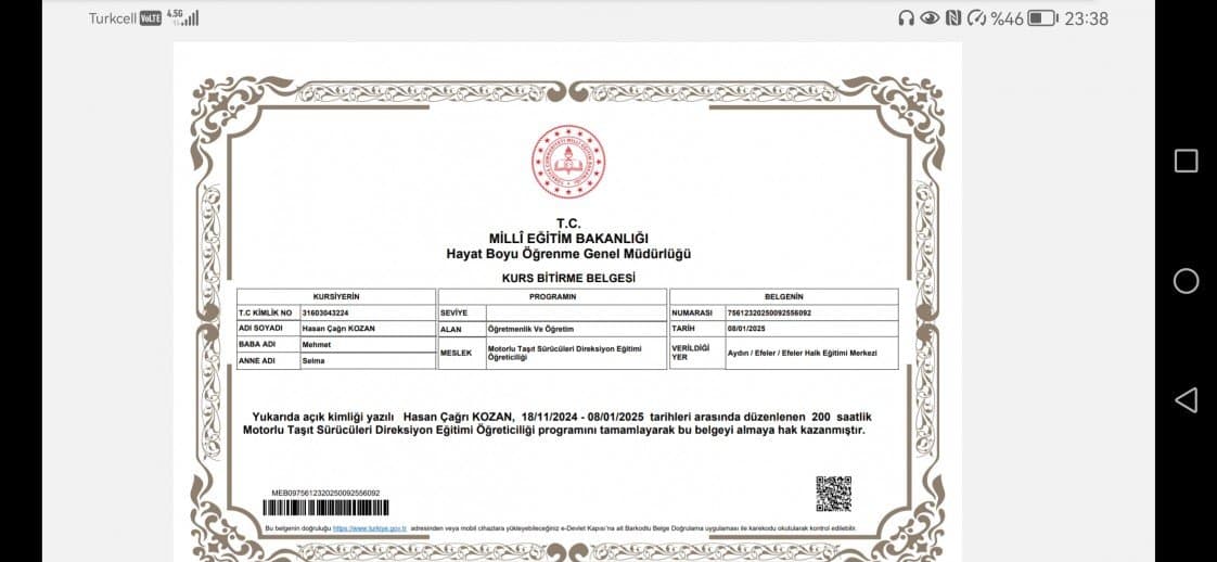 Çağrı K. — çalışma 1