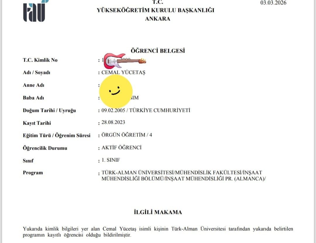 Cemal Y. — çalışma 1