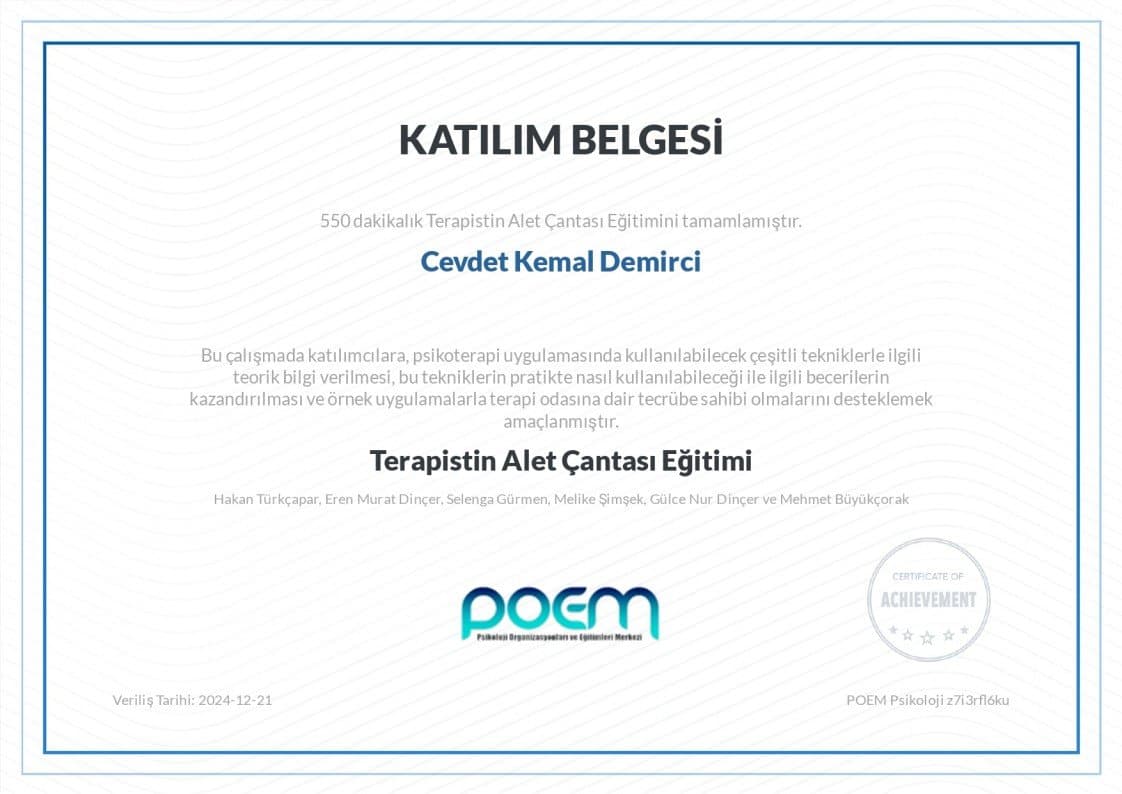 Cevdet D. — çalışma 3