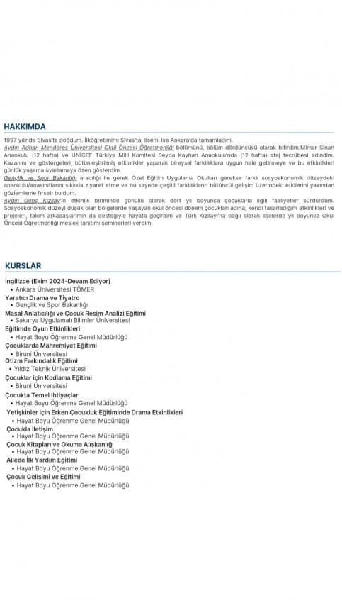 Damlanur Ş. — çalışma 1