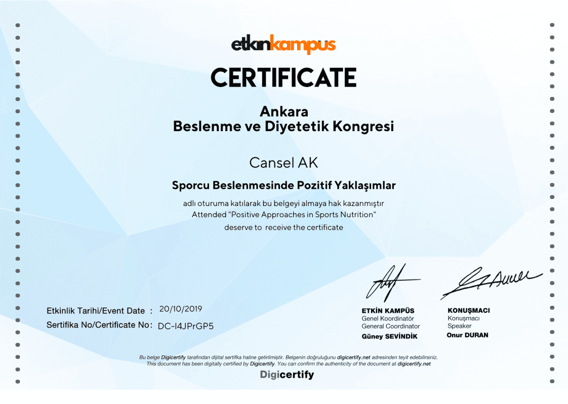 Diyetisyen K. — çalışma 5