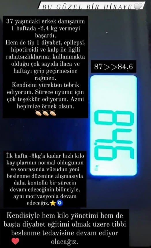 Diyetisyen Ö. — çalışma 2