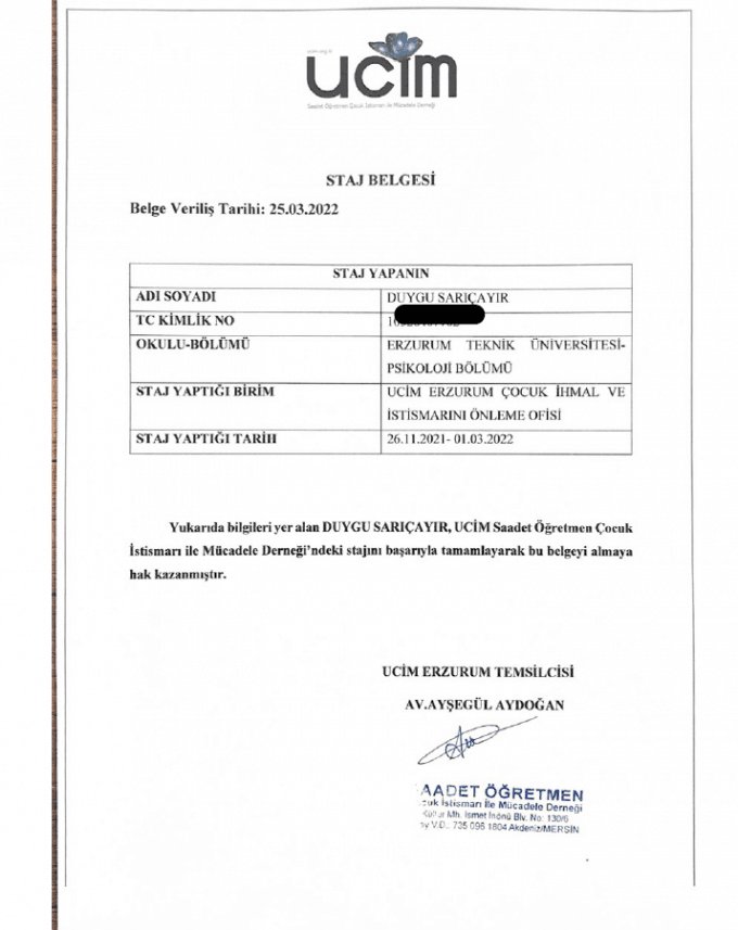Duygu S. — çalışma 3