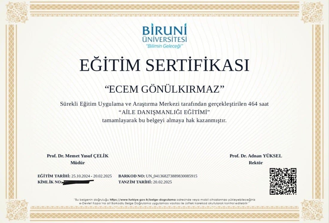Ecem G. — çalışma 1