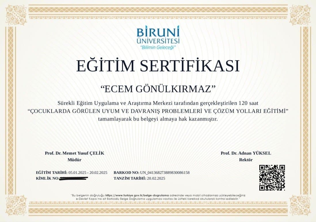 Ecem G. — çalışma 8