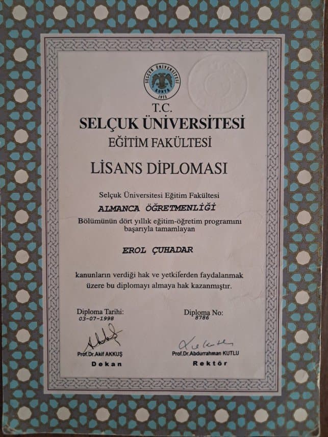 Erol Ç. — çalışma 2