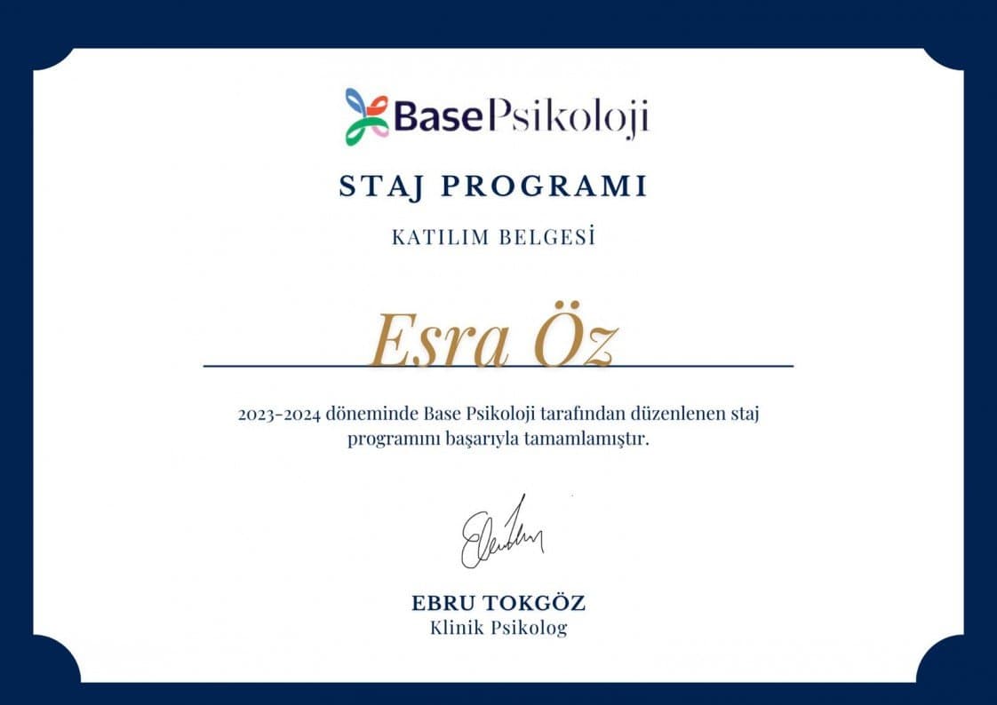 Esra Ö. — çalışma 1