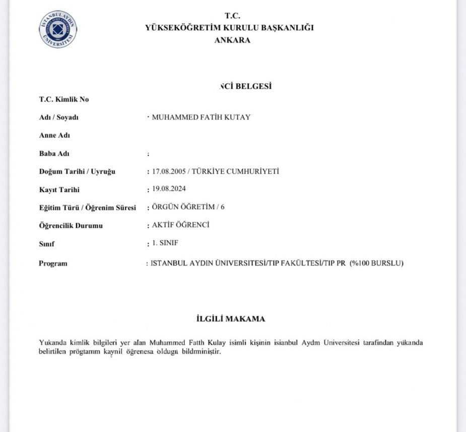 Fatih K. — çalışma 1