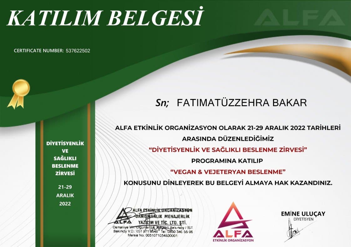 Diyetisyen B. — çalışma 7