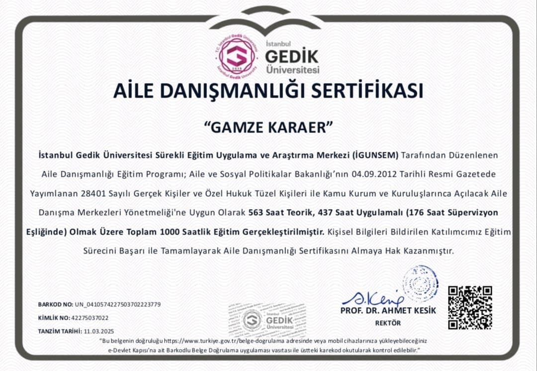 Gamze K. — çalışma 2