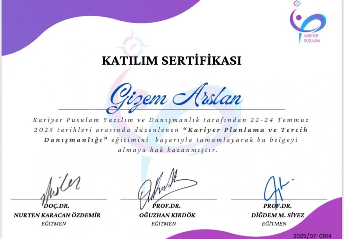 Gizem A. — çalışma 2