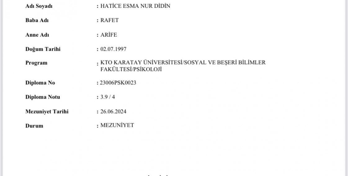 Hatice D. — çalışma 2