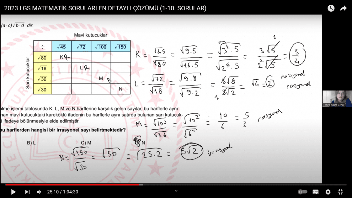 Hatice D. — çalışma 1