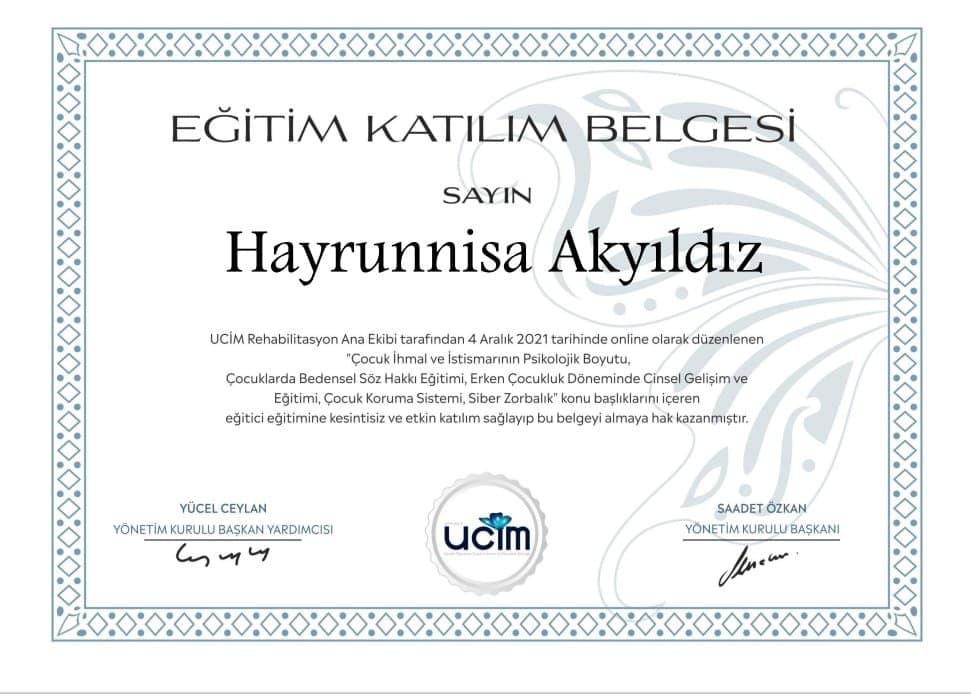 Hayrunnisa A. — çalışma 5