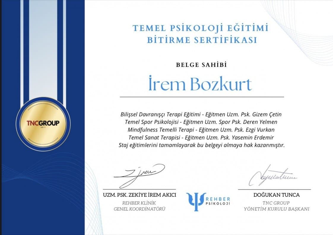 İrem B. — çalışma 1