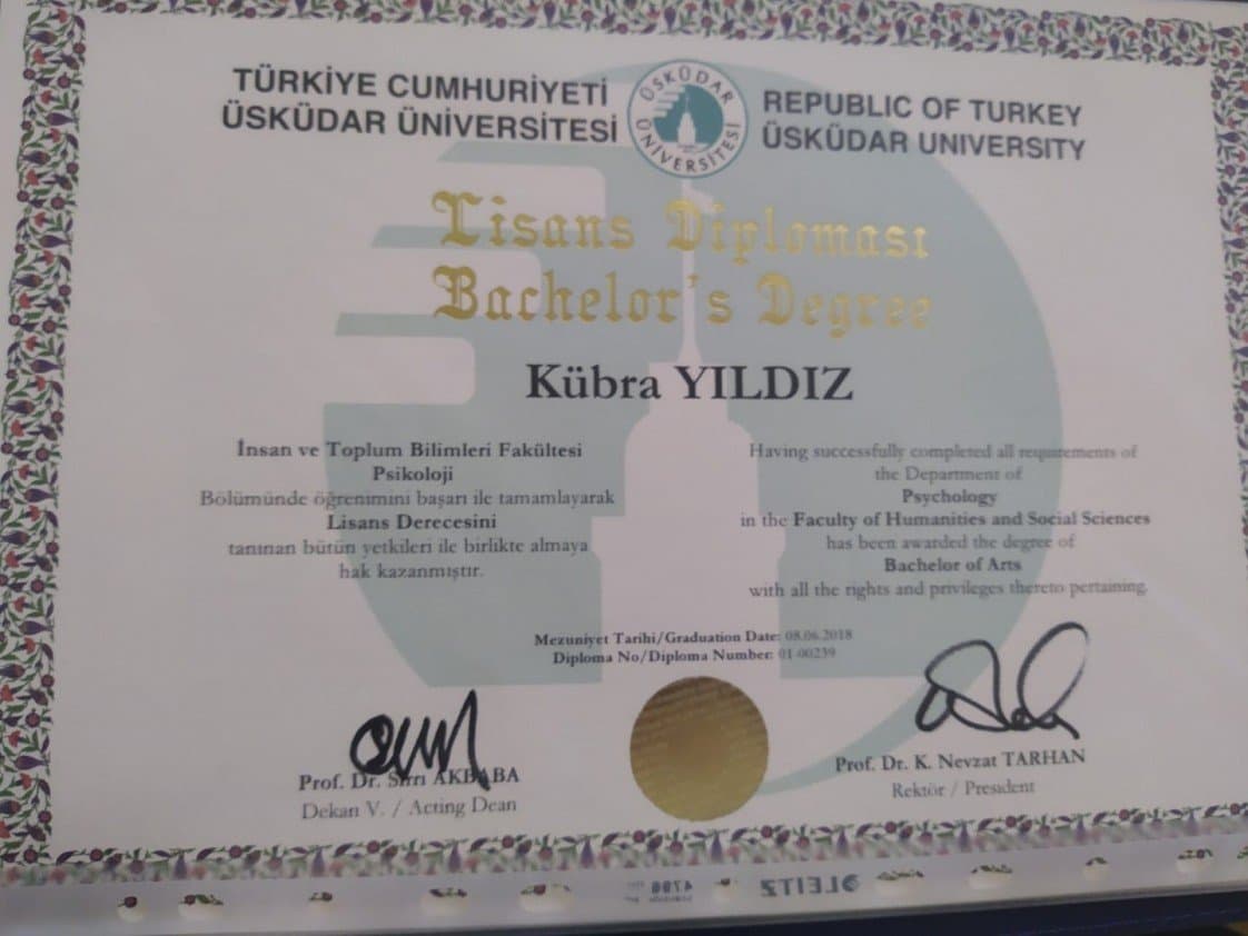 Kübra Y. — çalışma 1