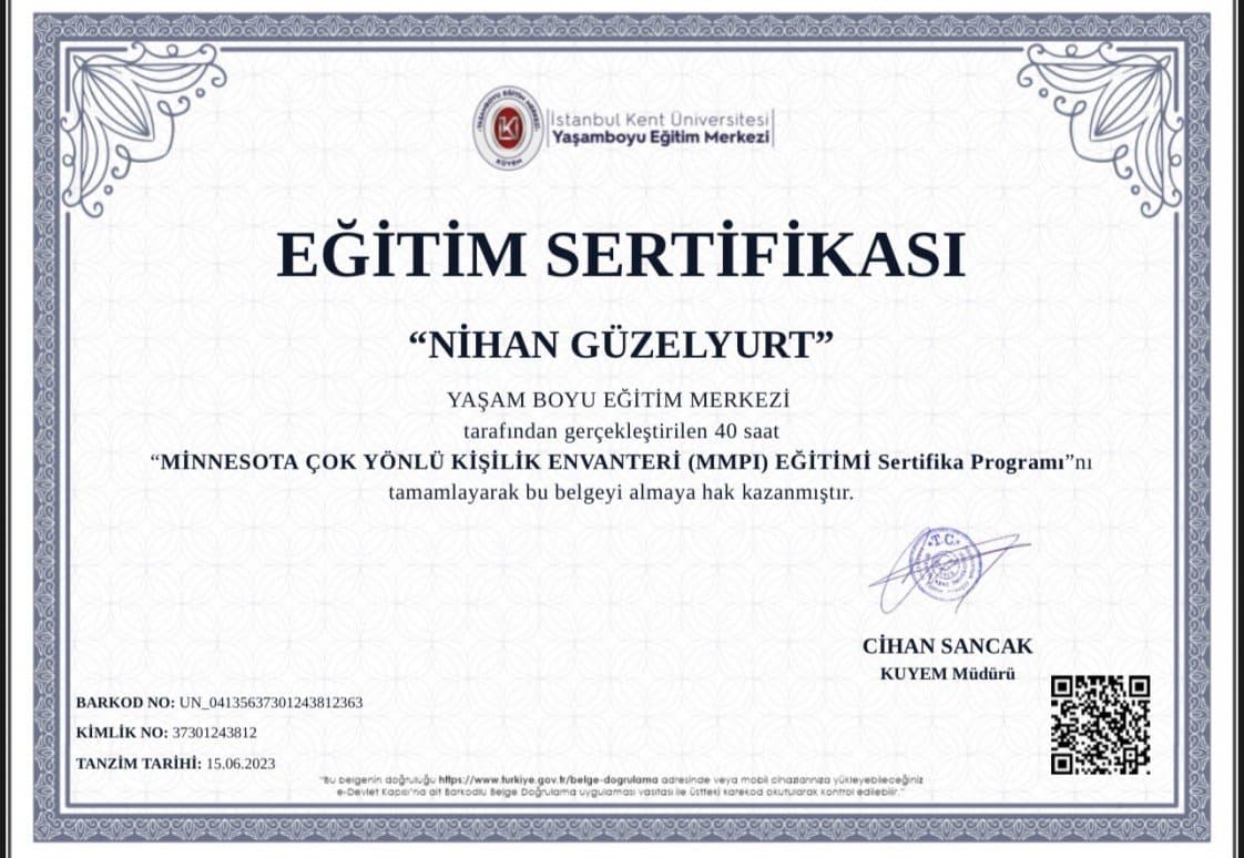 Nihan G. — çalışma 3