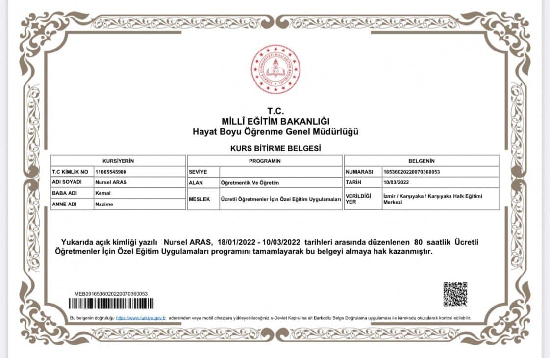 Nursel D. — çalışma 1