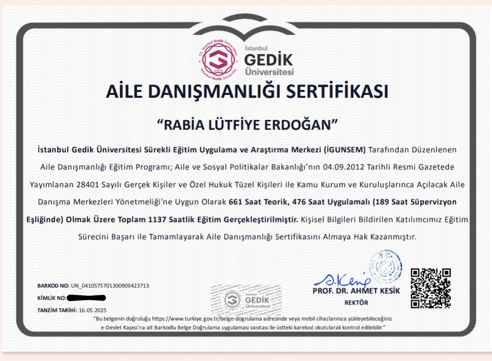 Rabia E. — çalışma 1