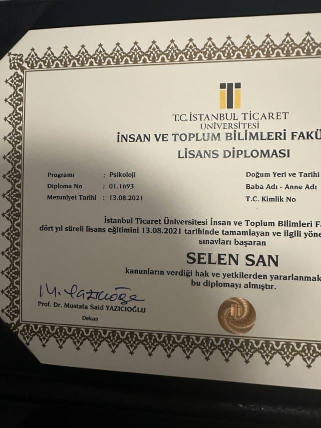 Selen S. — çalışma 3