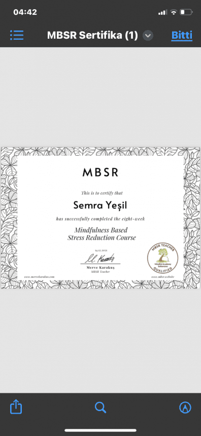 Semra Y. — çalışma 1