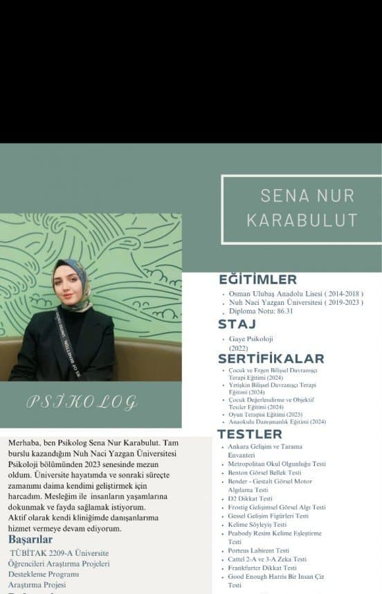 Sena Y. — çalışma 1
