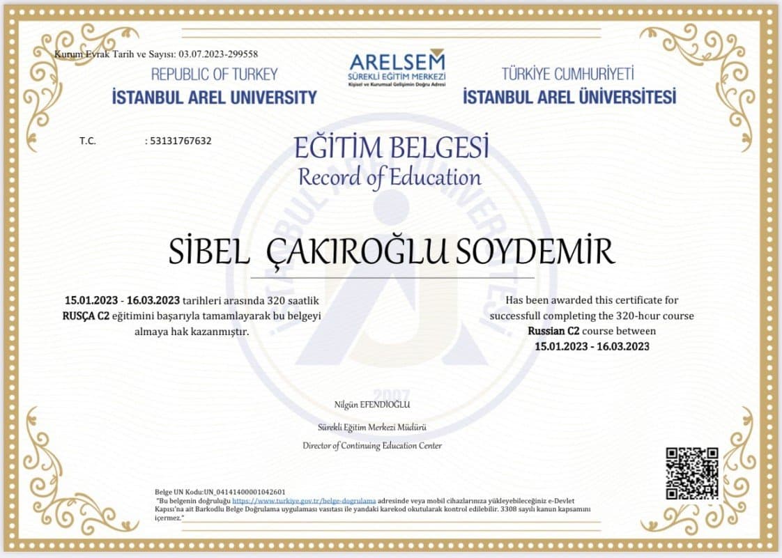 Sibel Ç. — çalışma 3