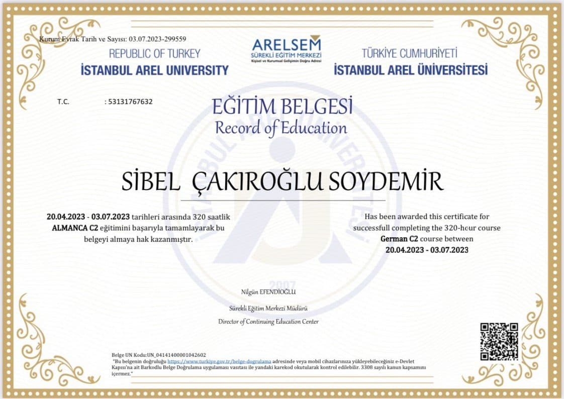 Sibel Ç. — çalışma 4
