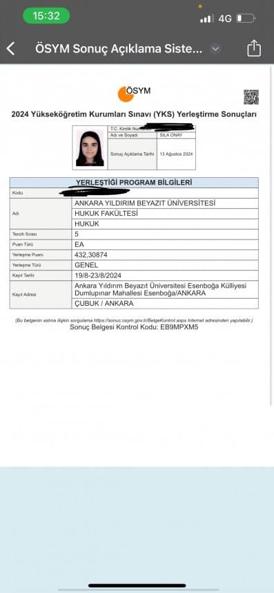Sıla O. — çalışma 1