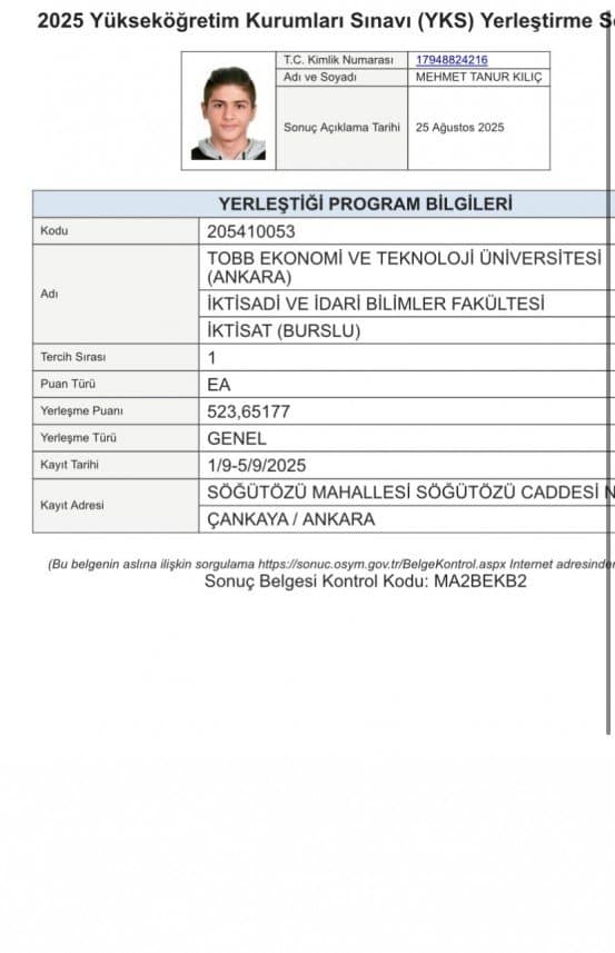Tanur K. — çalışma 1