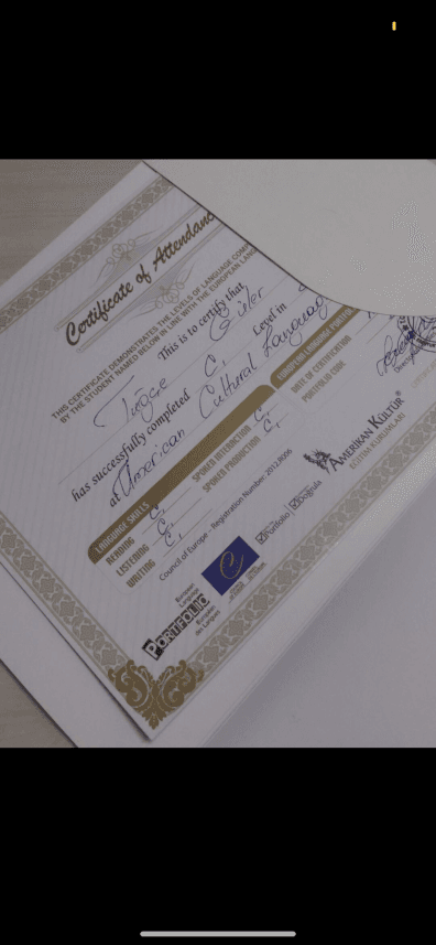 Tuğçe G. — çalışma 1