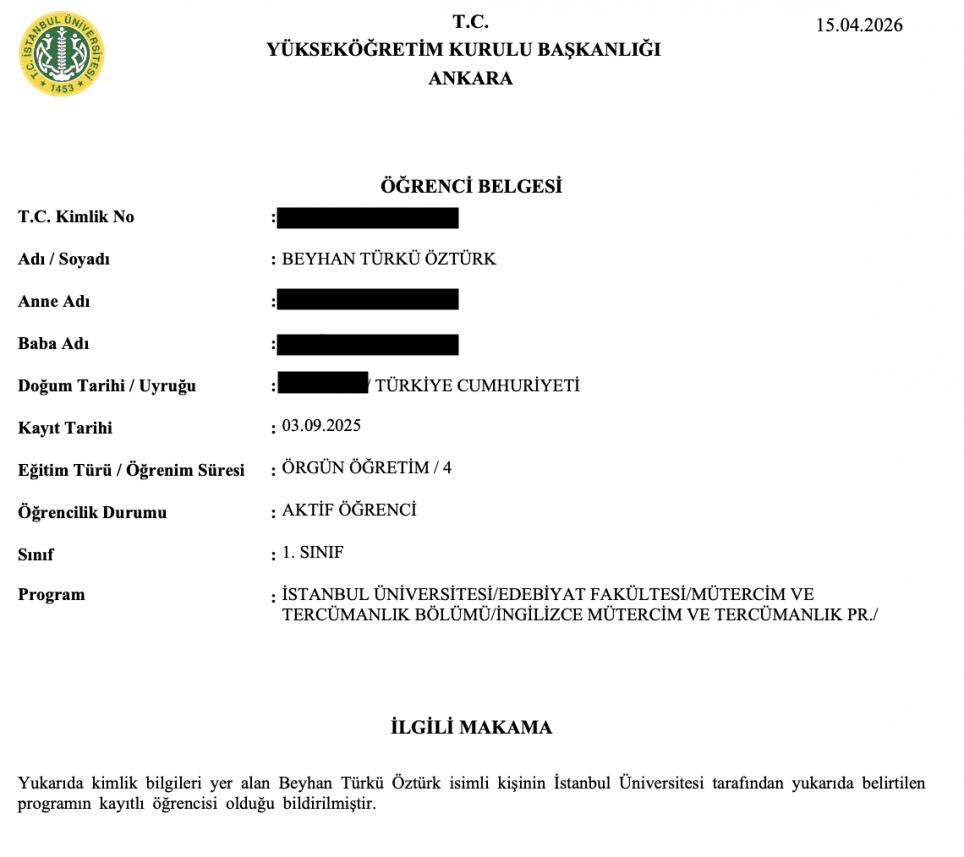 Türkü Ö. — çalışma 6