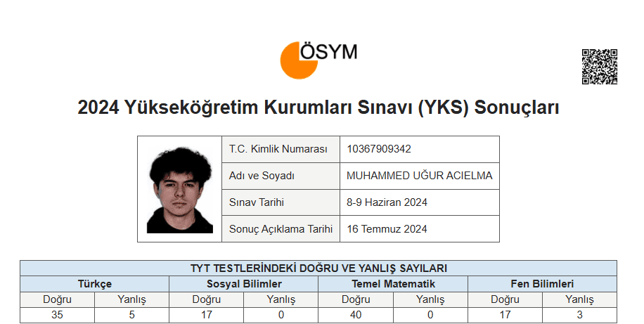 Uğur A. — çalışma 1