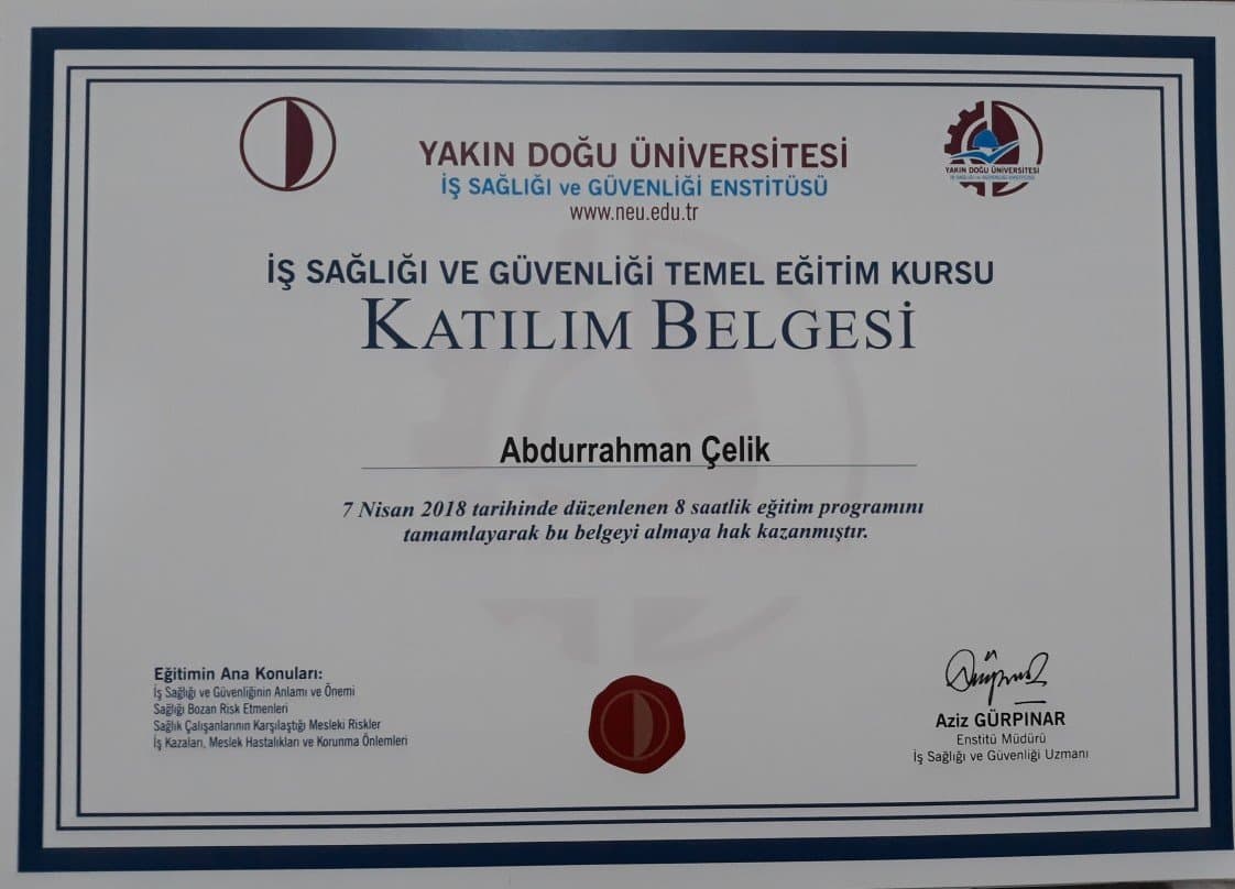 Fzt. Ç. — çalışma 8