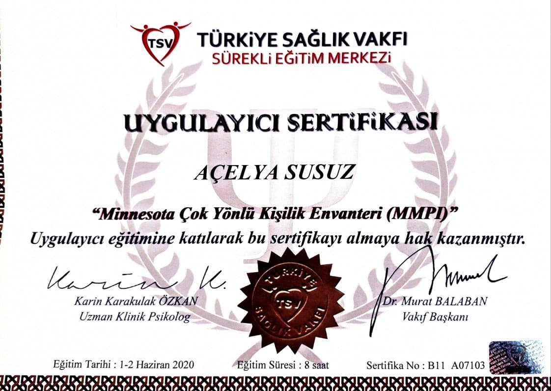 Açelya S. — çalışma 2