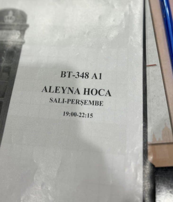 Aleyna Ç. — çalışma 1