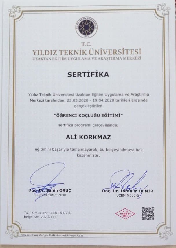 Ali K. — çalışma 4