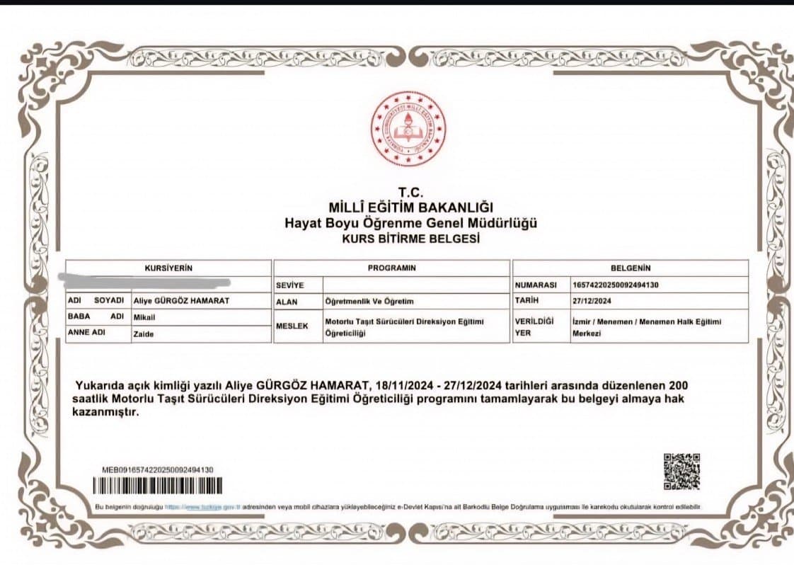 Aliye H. — çalışma 1