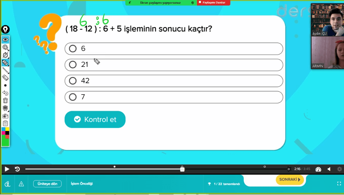 Aydın İ. — çalışma 7