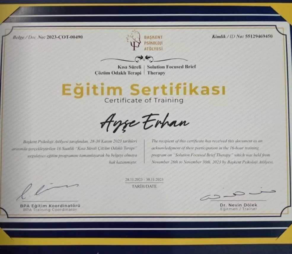 Ayşe E. — çalışma 3