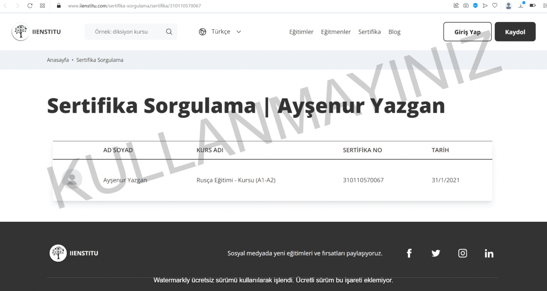 Ayşenur Y. — çalışma 5