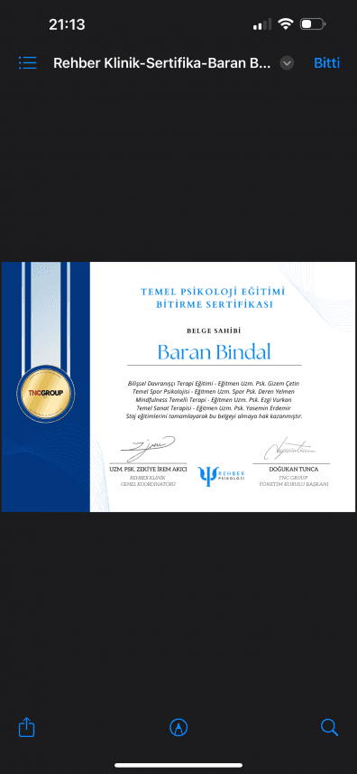 Baran B. — çalışma 3