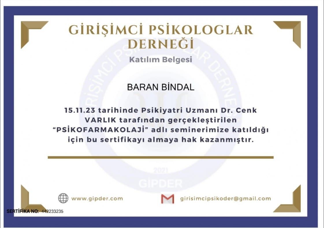 Baran B. — çalışma 8