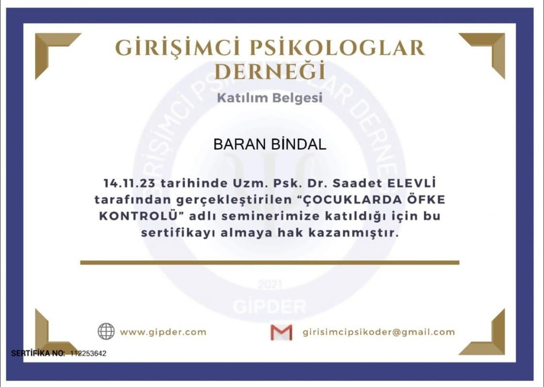 Baran B. — çalışma 7