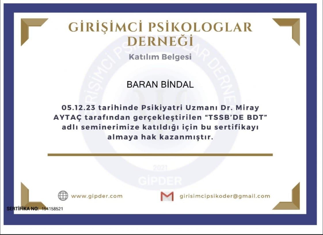 Baran B. — çalışma 5