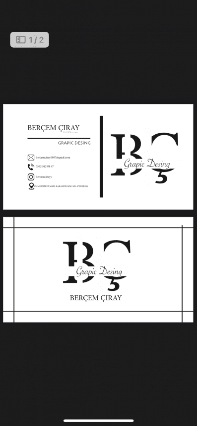 Berçem Ç. — çalışma 2